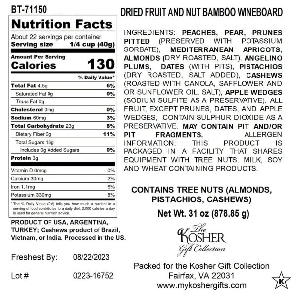 Healthy Option! Grand Fruit and Nut Board - Image 4