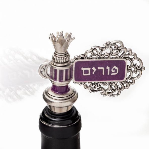 Silver Grogger Wine Stopper Gift Set up - Image 2