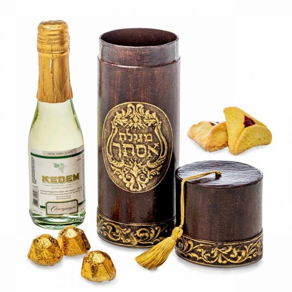 Champagne Megillah Scroll