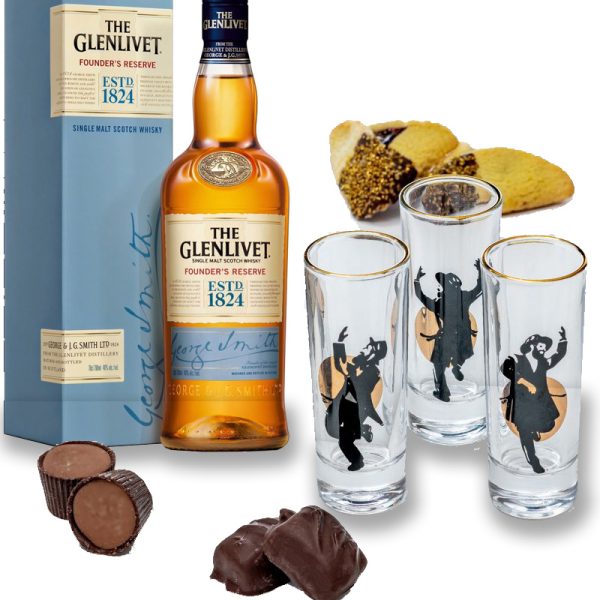 Purim Celebration Shotglass Set - Deluxe