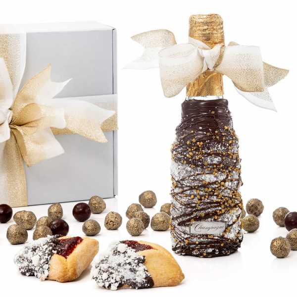 Chocolate Dipped Champagne Bottle - Delicious Inside & Out